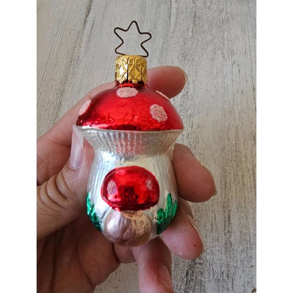 Inge glas glass mushroom ornament Xmas tree - Picture 6 of 7